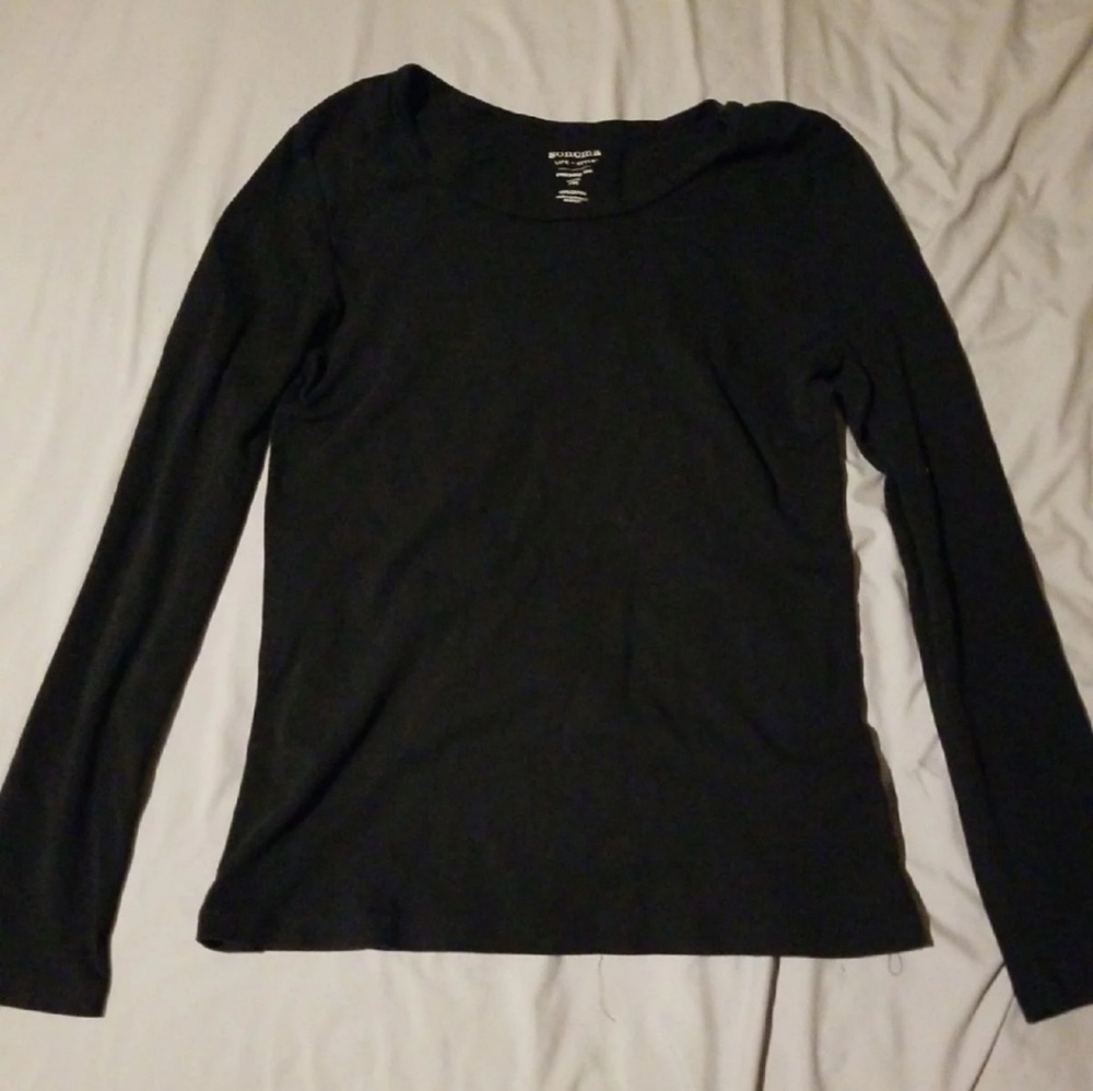 BLACK LONG SLEEVE SONOMA SHIRT